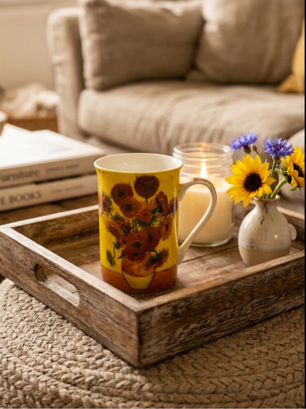 Kent Pottery Van Gogh Sunflowers 🌻 Mug